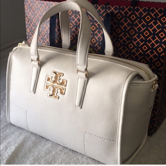 Tory Burch Britten satchel with crossbody strapNWT - Picture 2 of 10